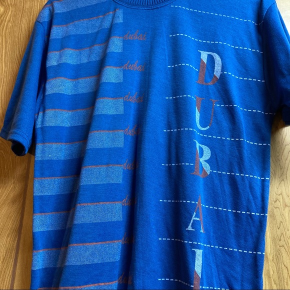 Dubai Tee Shirt Men’s XL Crewneck design soft material slim fit - Picture 4 of 7